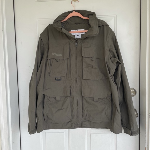 Columbia Jackets & Blazers - Columbia Sportswear Unisex 4 Pocket Utility Jacket Feild Military Jacket size XL